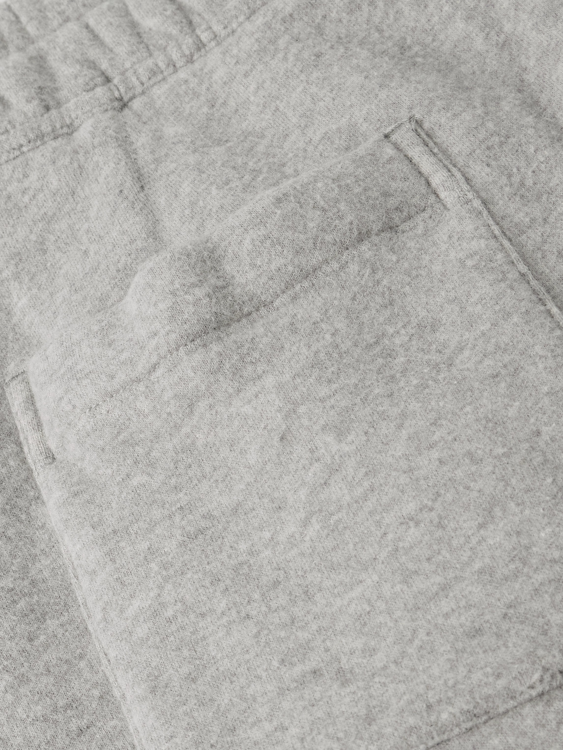 James Perse Cozy Tapered Cotton-blend Jersey Sweatpants In Gray