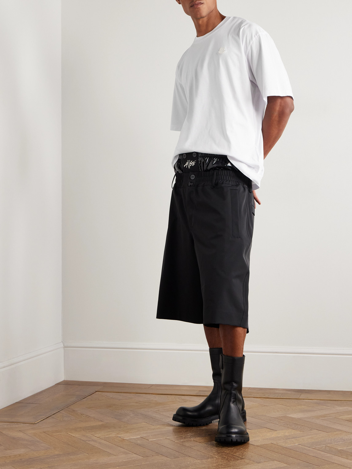 Genius - A$Ap Rocky Logo-Appliquéd Cotton-Jersey T-Shirt