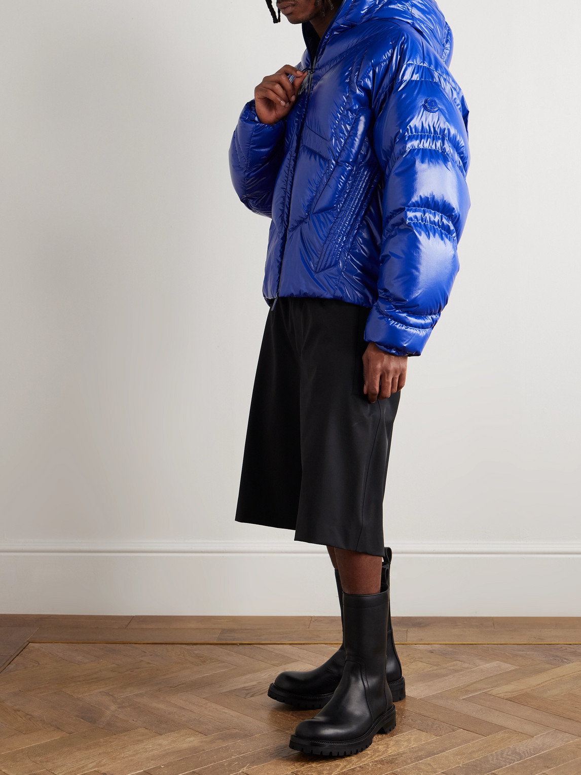 Moncler Genius Bright Blue  X Asap Rocky Bahianinha Shell Jacket In Blue