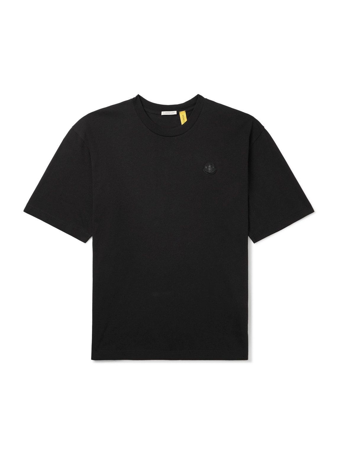 Moncler Genius Asap Rocky Capsule T-shirt In Lightweight Cotton Jersey In Black