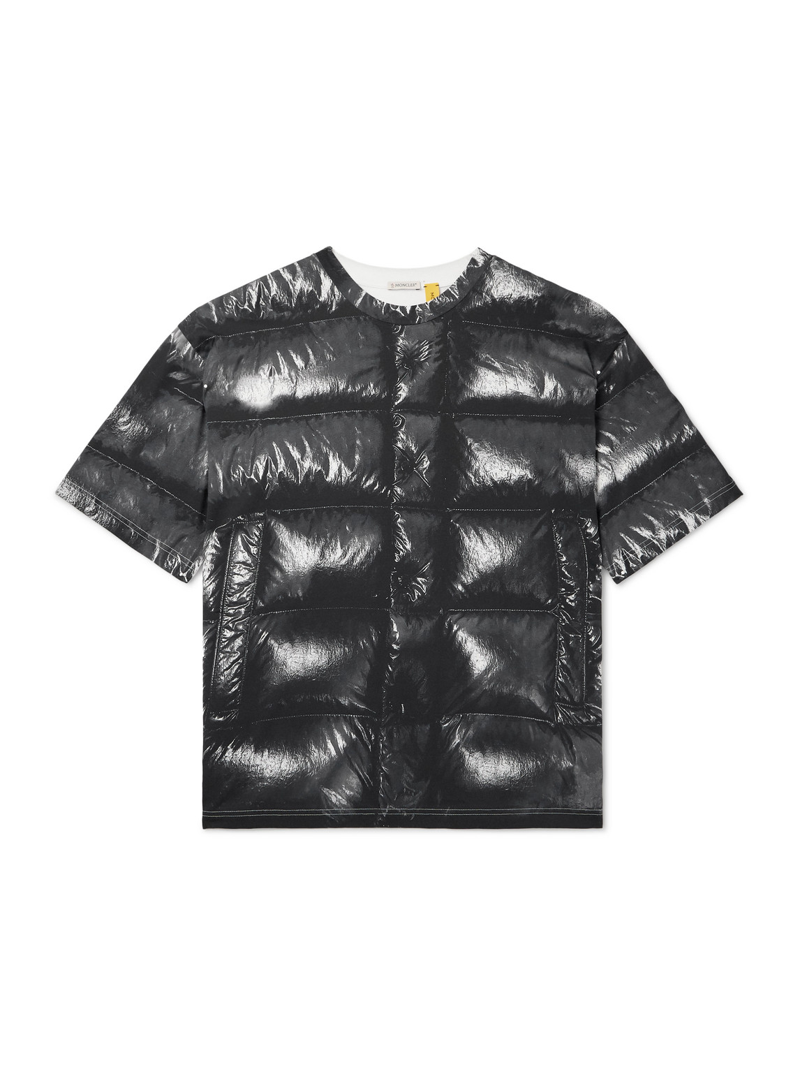 Moncler Genius A$ap Rocky Printed Cotton-jersey T-shirt In Black