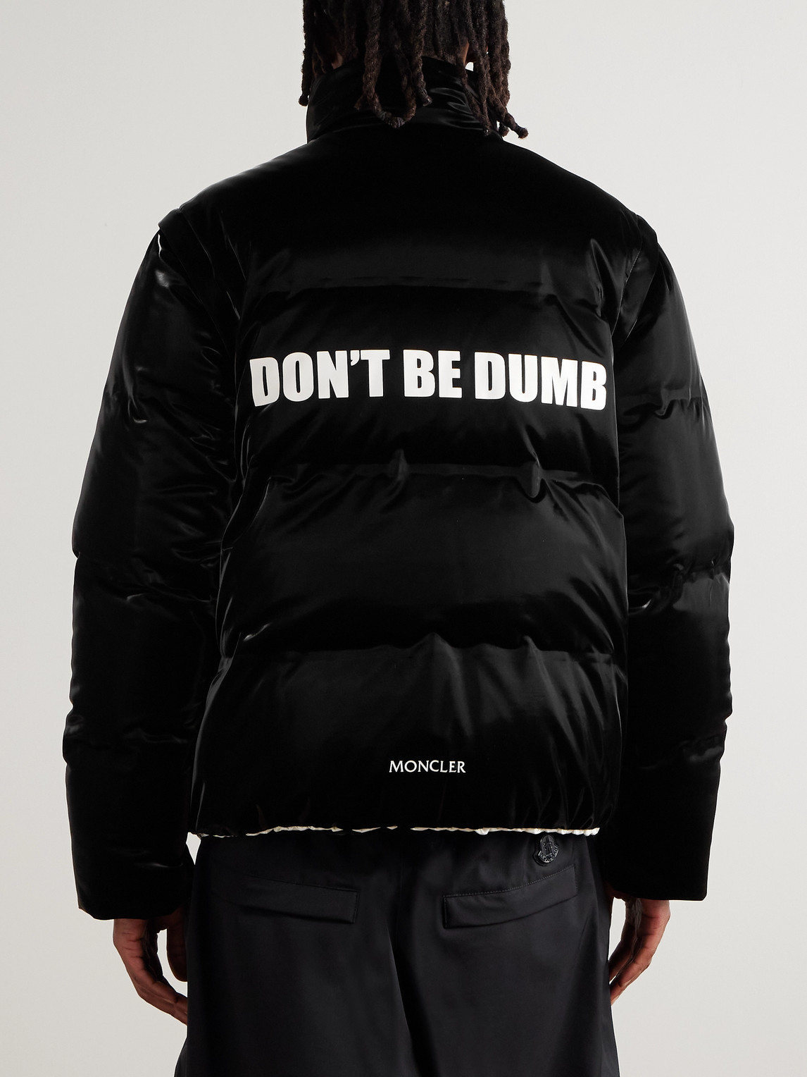 Moncler Genius A$ap Rocky Logo-appliquéd Quilted Shell Down Jacket In Black