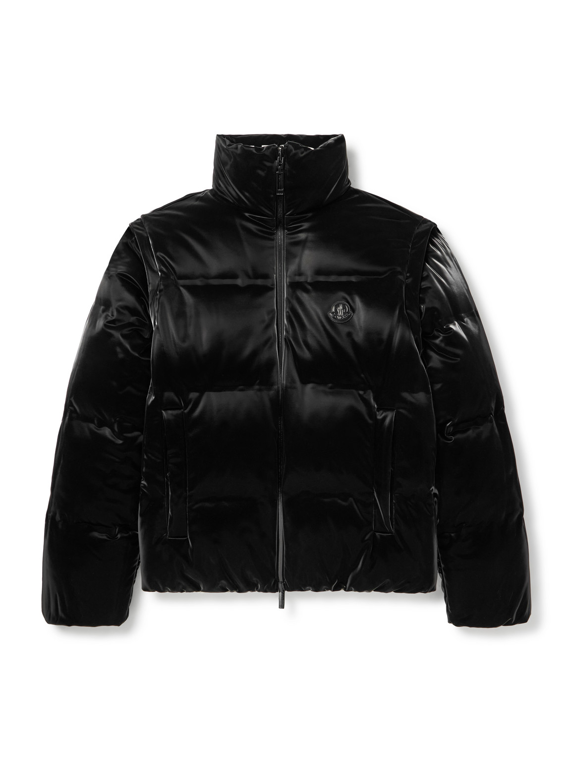 Moncler Genius A$ap Rocky Logo-appliquéd Quilted Shell Down Jacket In Black