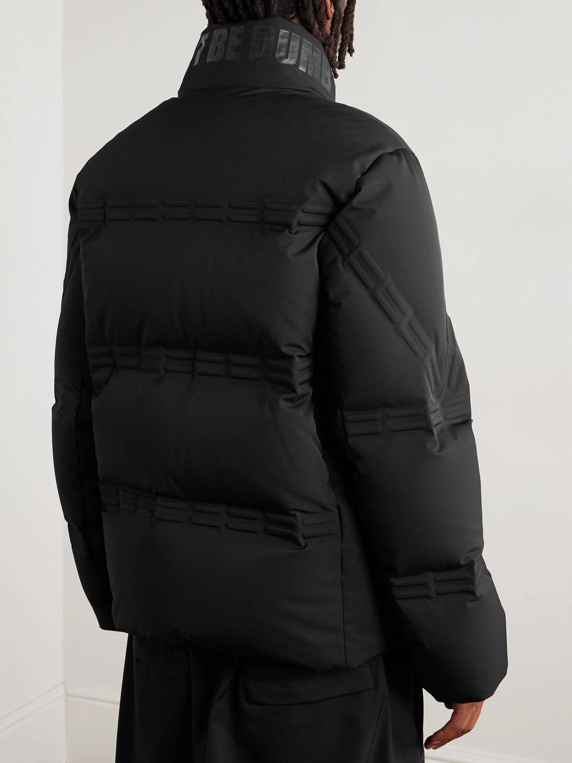 Moncler Genius Asap Rocky Logo-appliquéd Quilted Twill Down Jacket In Black