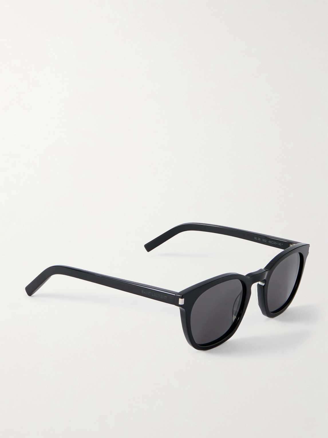 Saint Laurent Sl 28 D-frame Acetate Sunglasses In Black