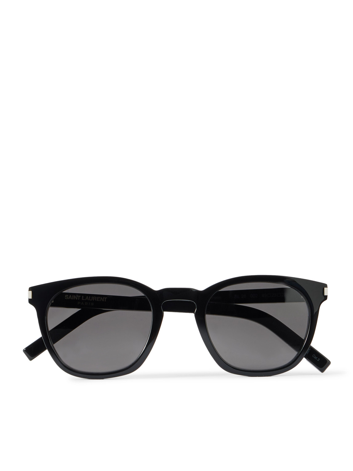 Saint Laurent Sl 28 D-frame Acetate Sunglasses In Black