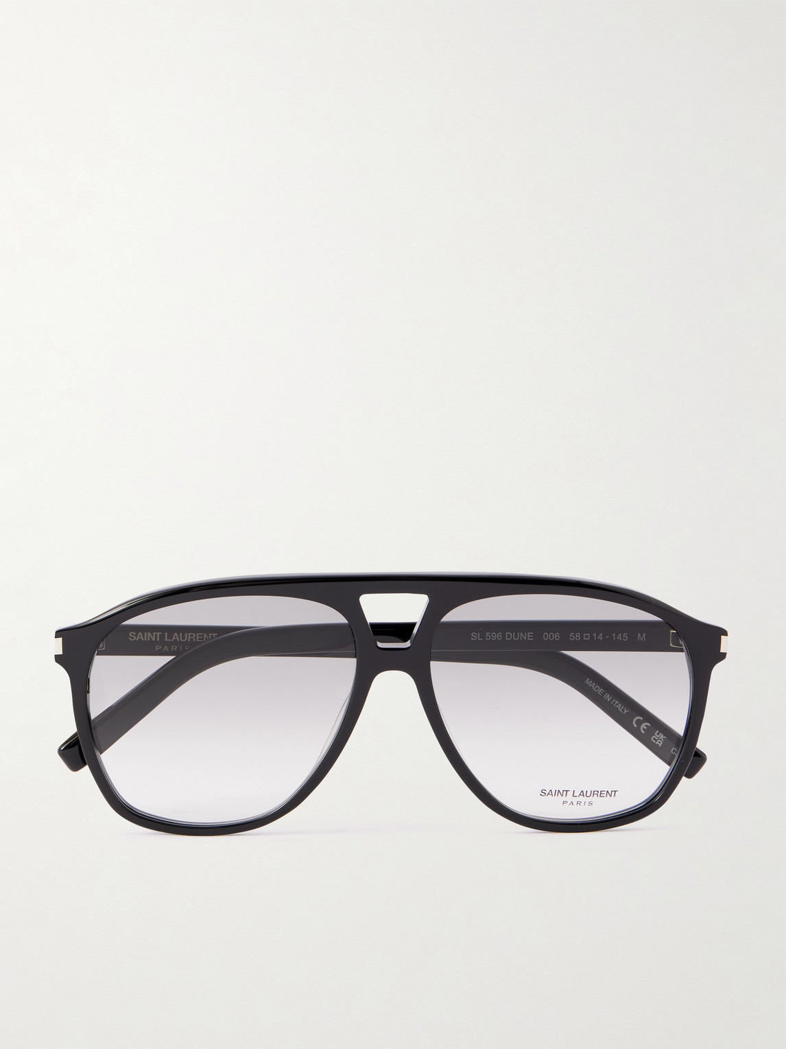Saint Laurent Aviator-Style Acetate Sunglasses - Men