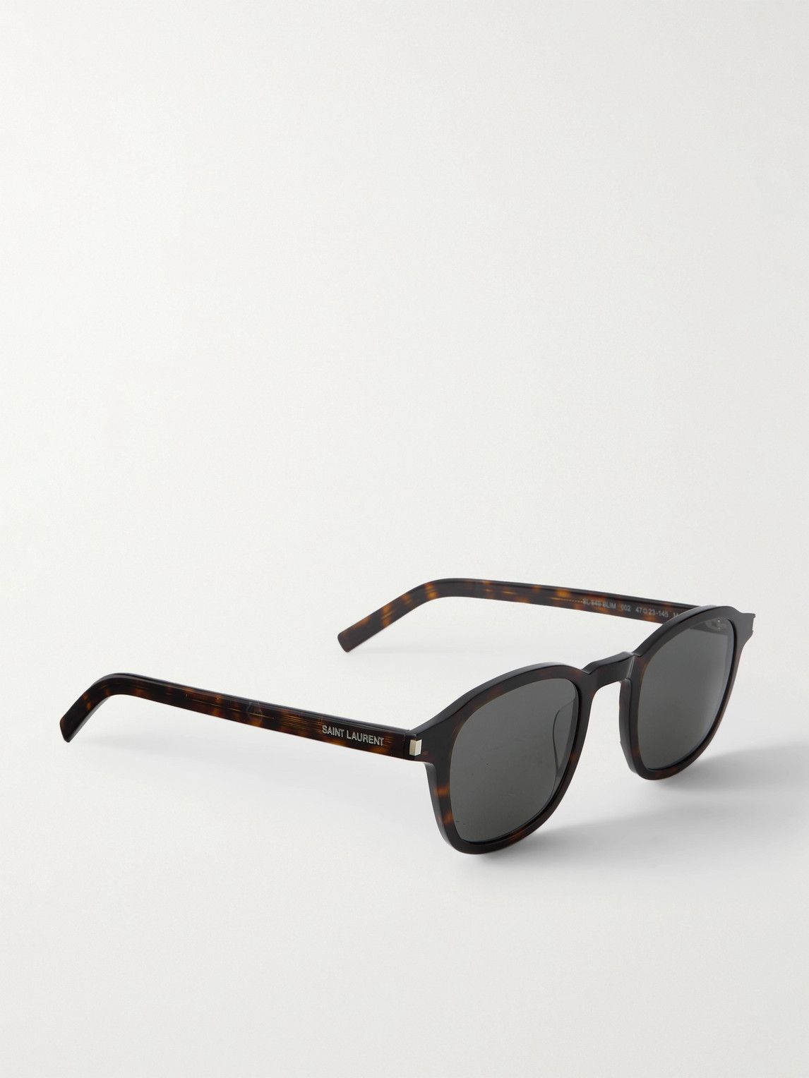 Saint Laurent Round-frame Tortoiseshell Acetate Sunglasses In Brown