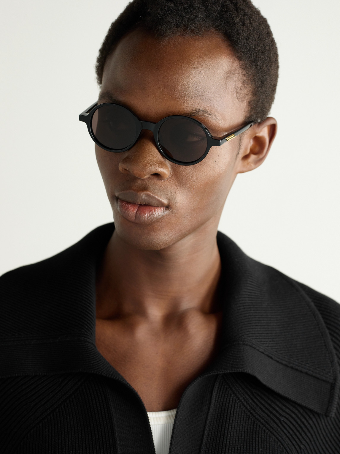 Round-Frame Acetate Sunglasses — 2