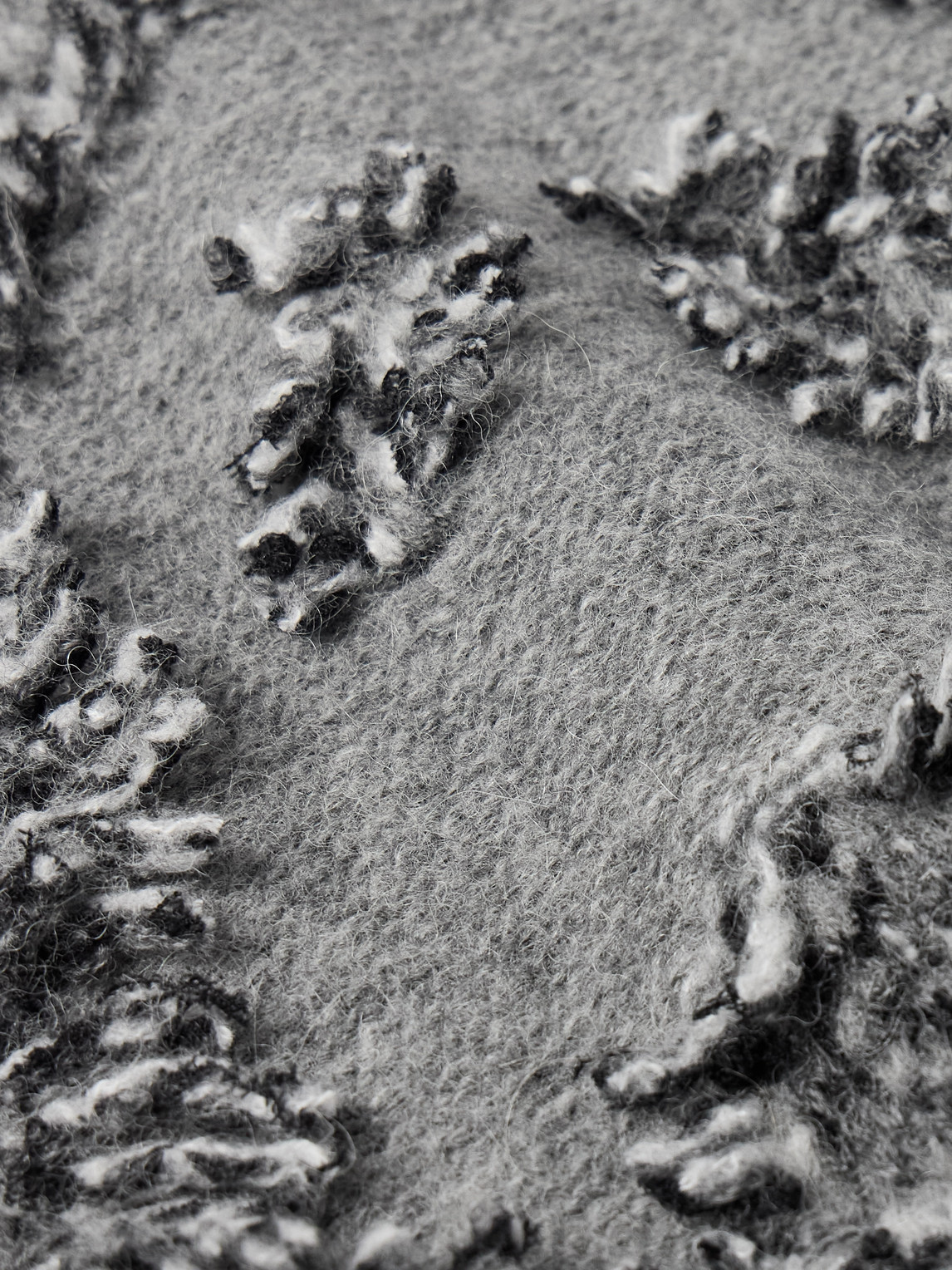 Alexander Mcqueen Fair Isle Knitted Sweater In Gray