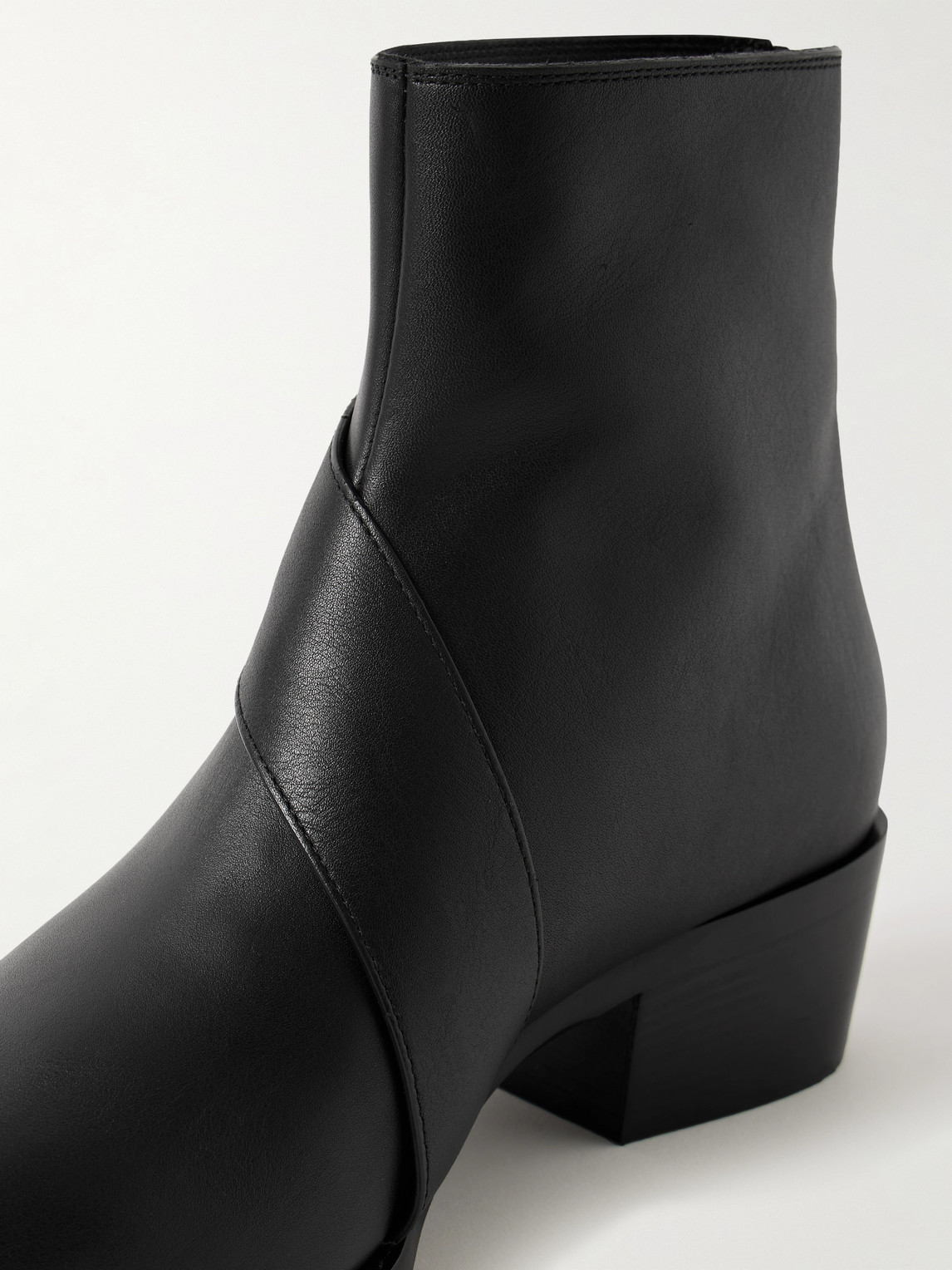 Alexander Mcqueen Ankle Boots With Block Heel And Buckle In Black