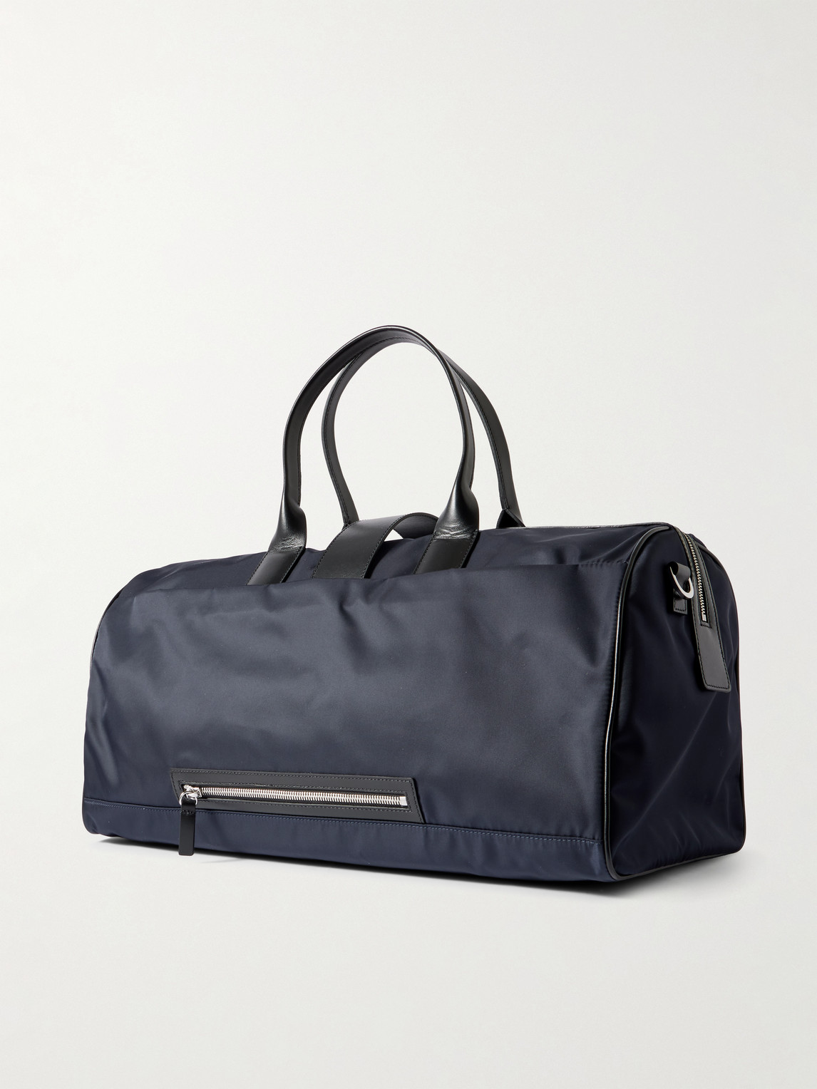  Fpm Milano - Butterfly Leather-trimmed Nylon Duffle Bag - Men - Black 