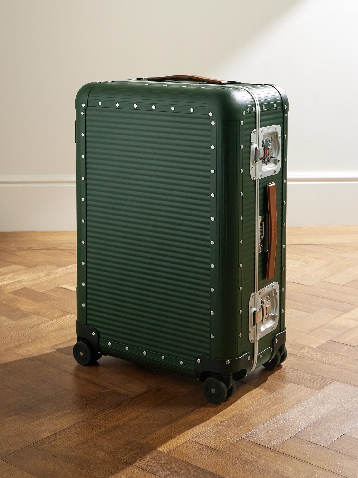 FPM Milano Bank Spinner 68cm Leather-Trimmed Polycarbonate Spinner Suitcase - Men
