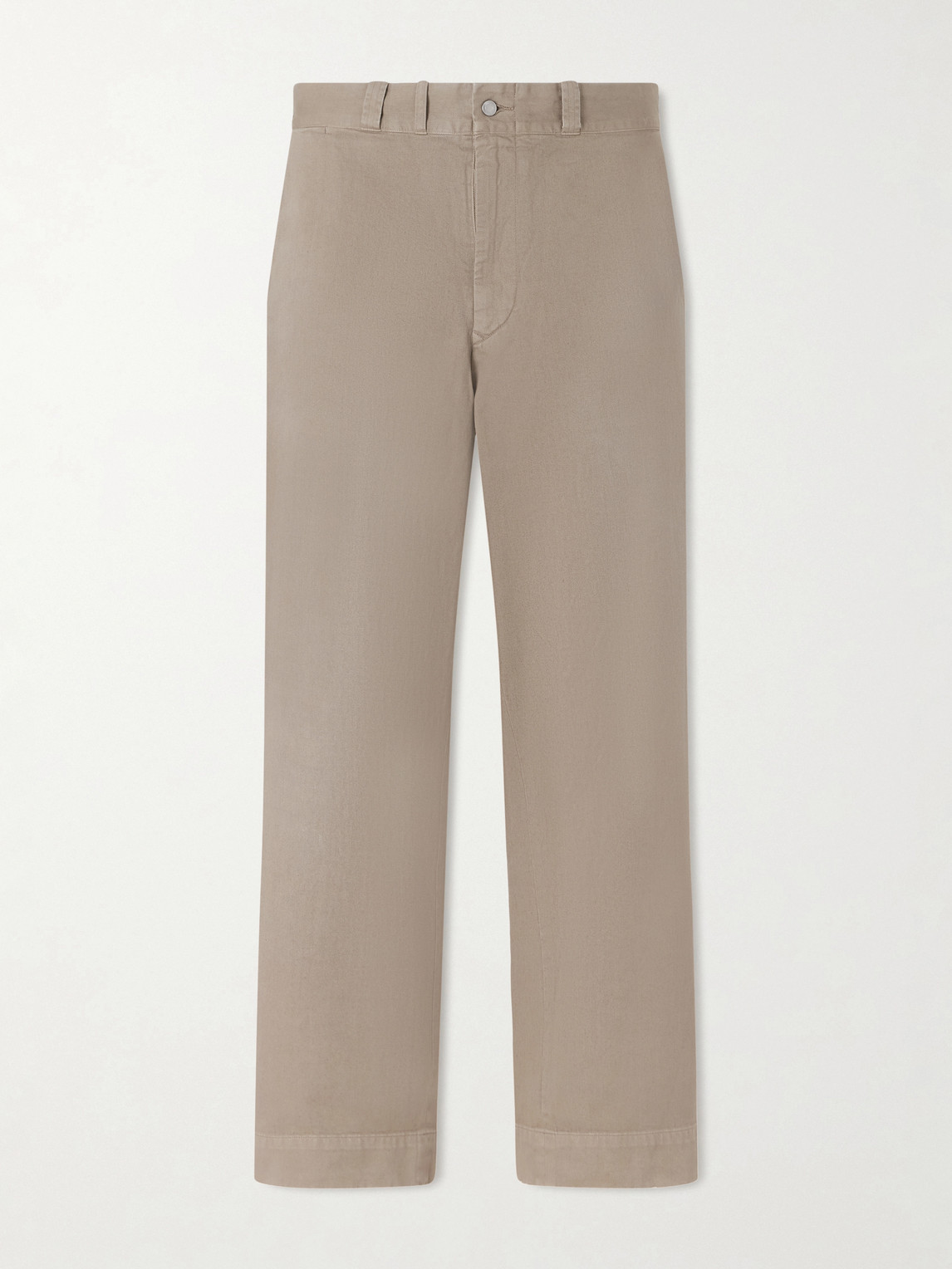 A.PRESSE Wide-Leg Cotton-Twill Trousers - Men