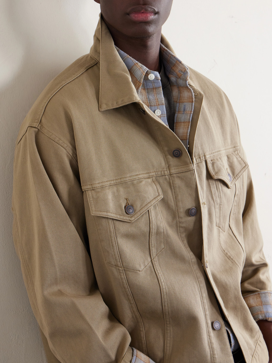 Silk And Cotton-Blend Piqué Jacket