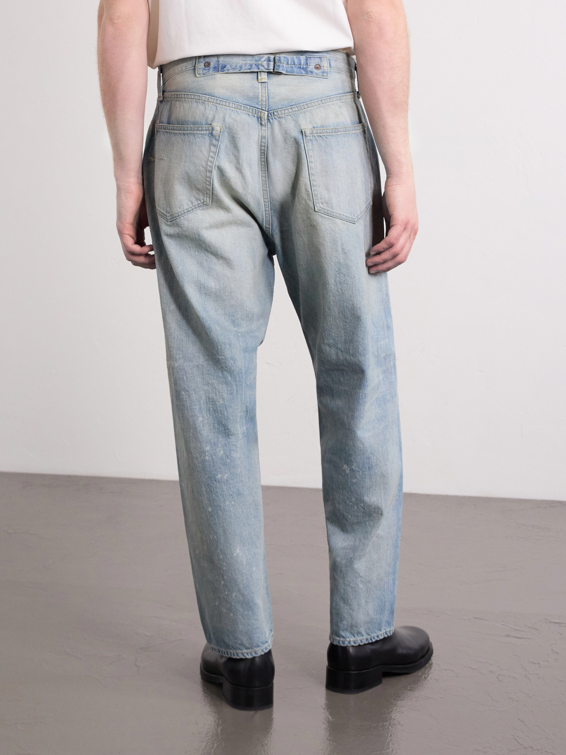  A.presse - No.37 Wide-leg Distressed Jeans - Men - Blue - Uk/us 36 