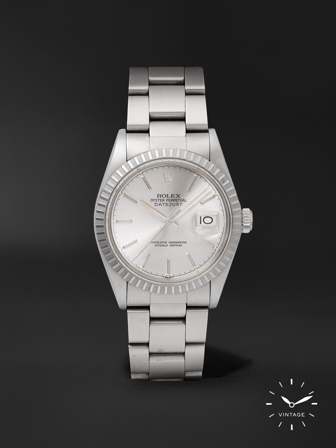 Wind Vintage Pre-Owned 1986 Rolex Oyster Perpetual Datejust Automatic Chronometer 36mm Oystersteel Watch, Ref. No. 16030 - Men | Thumbnail 7
