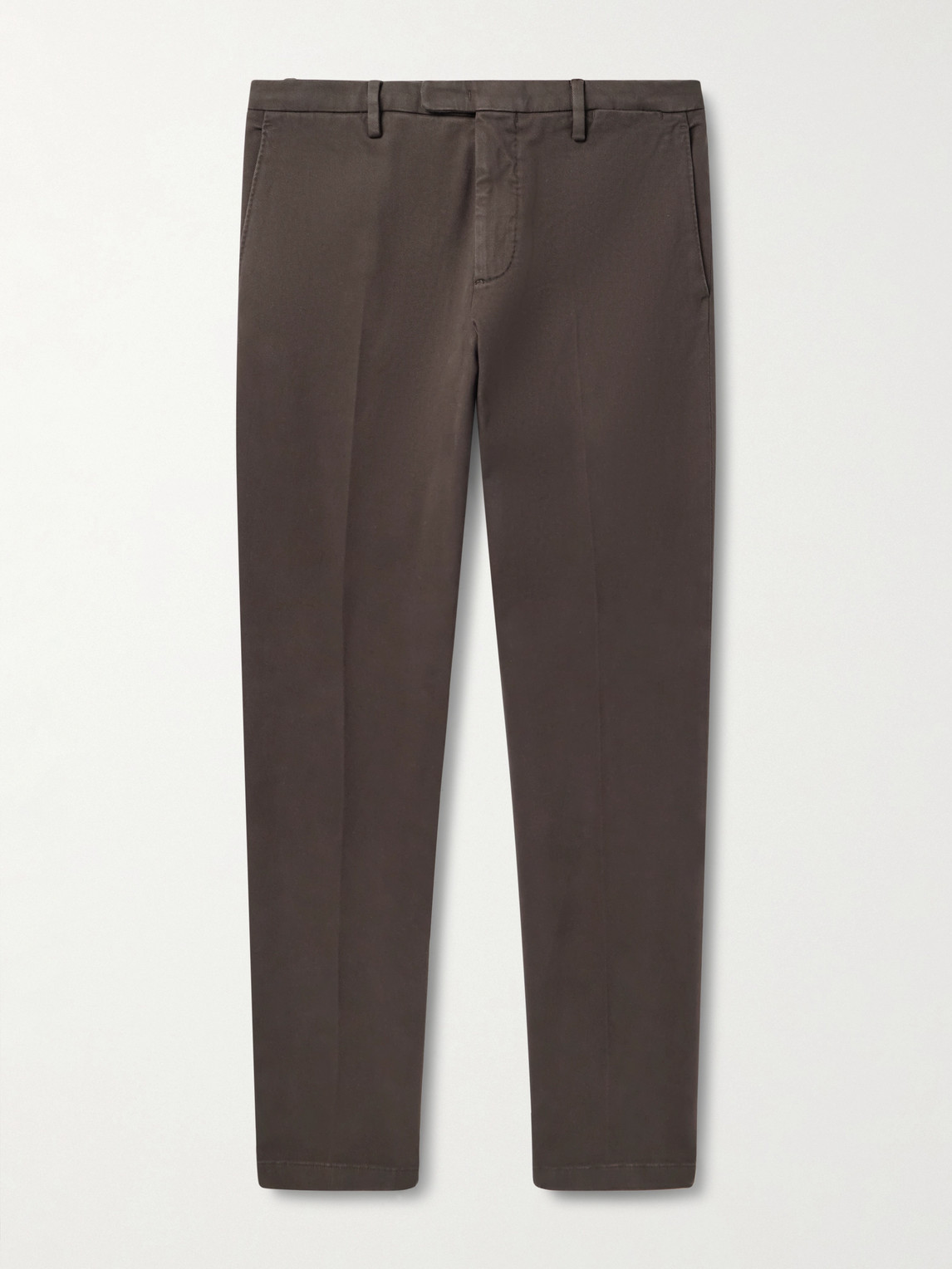 Boglioli Tapered Cotton-Blend Twill Trousers - Men