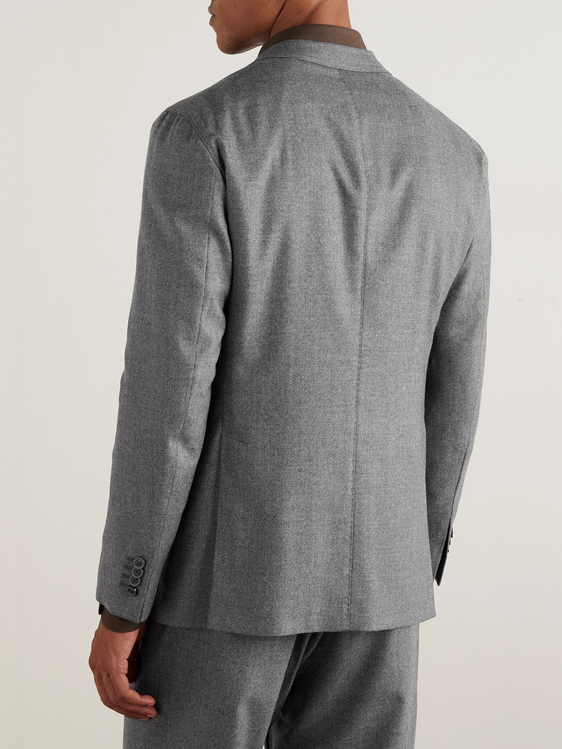 Boglioli Man Blazer Khaki Size 38 Virgin Wool In Gray