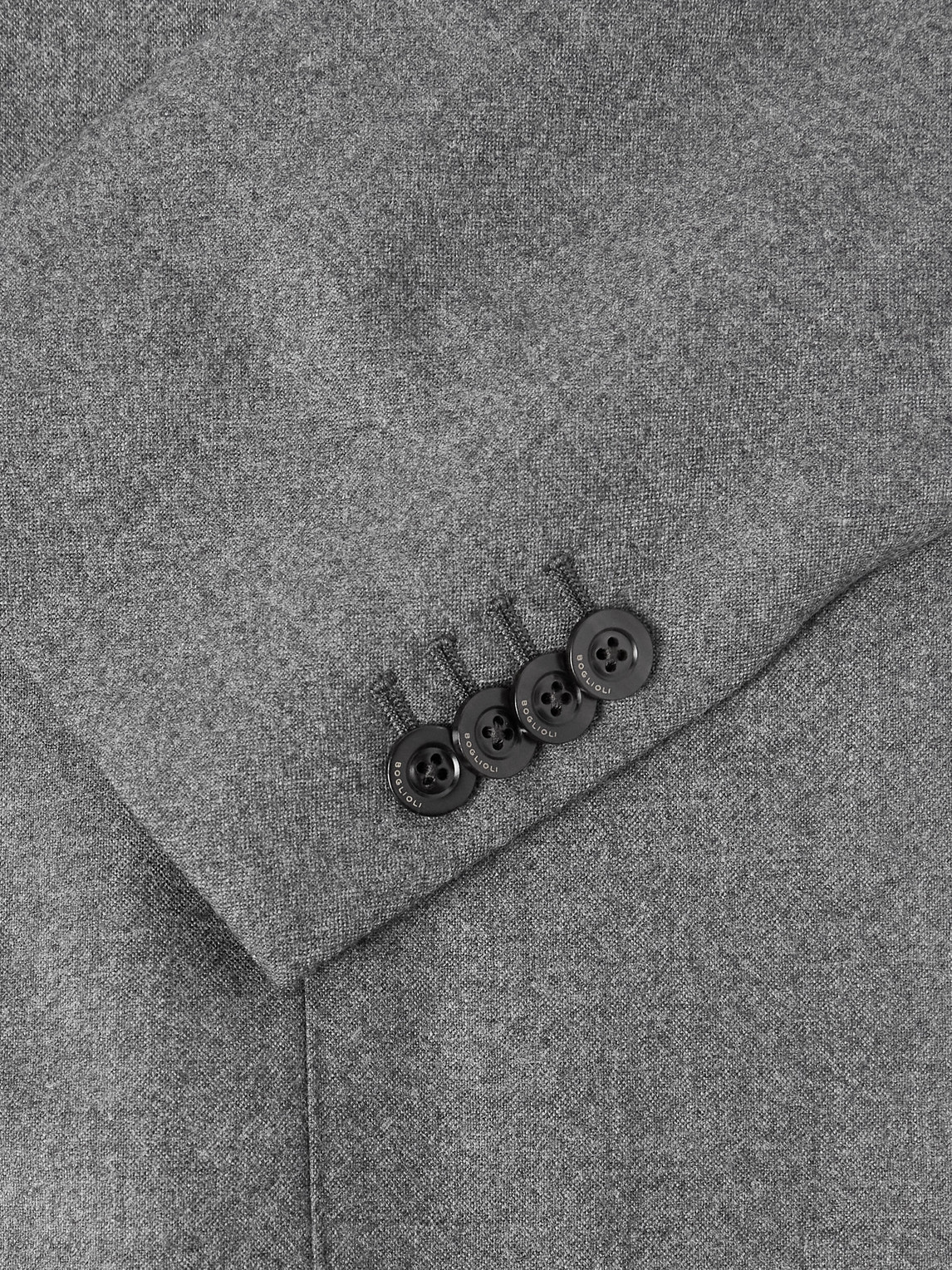 Boglioli Man Blazer Khaki Size 38 Virgin Wool In Gray