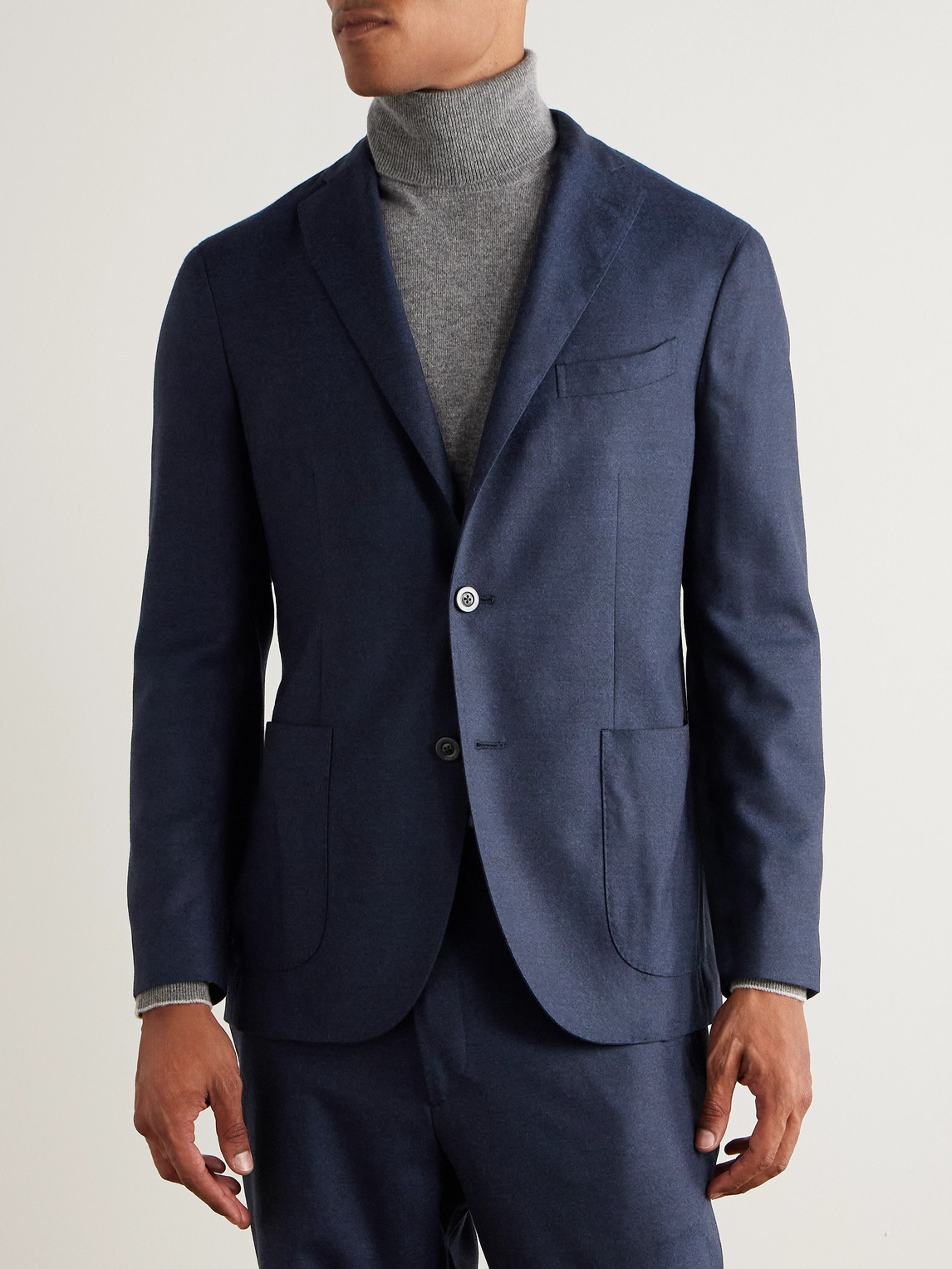 Boglioli Virgin Wool Suit Jacket In Blue