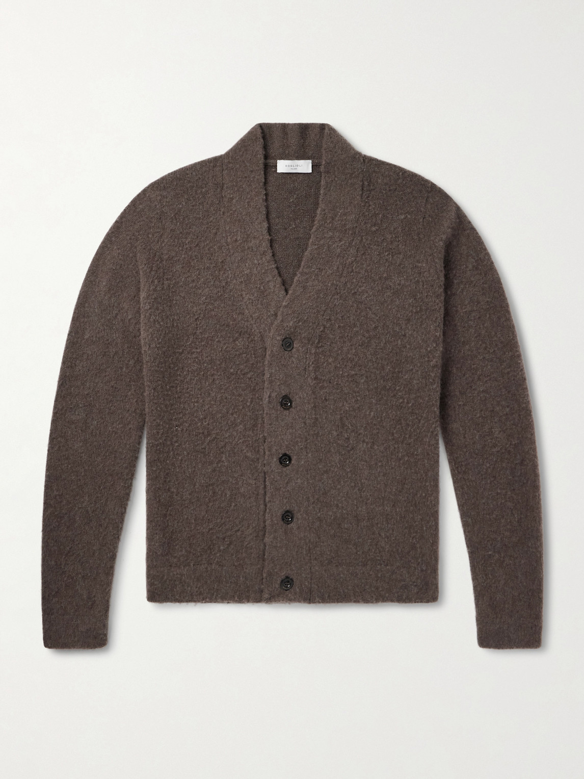 Boglioli Brushed-Virgin Wool and Cashmere-Blend Cardigan - Men