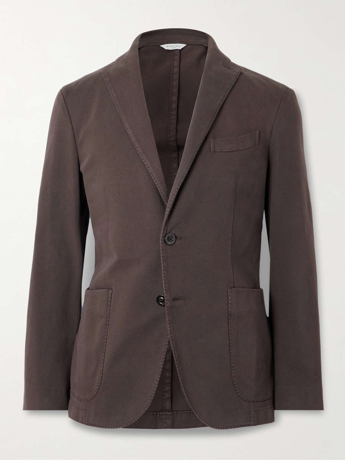 Boglioli Cotton-Blend Twill Suit Jacket - Men