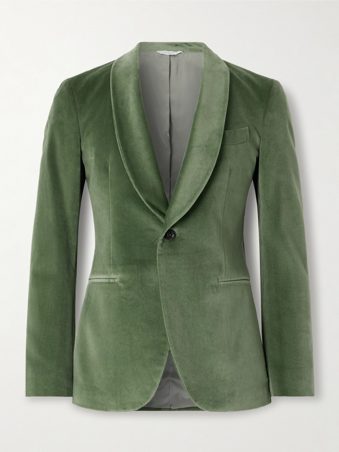 Boglioli Slim-Fit Shawl-Collar Cotton-Blend Velvet Tuxedo Jacket - Men