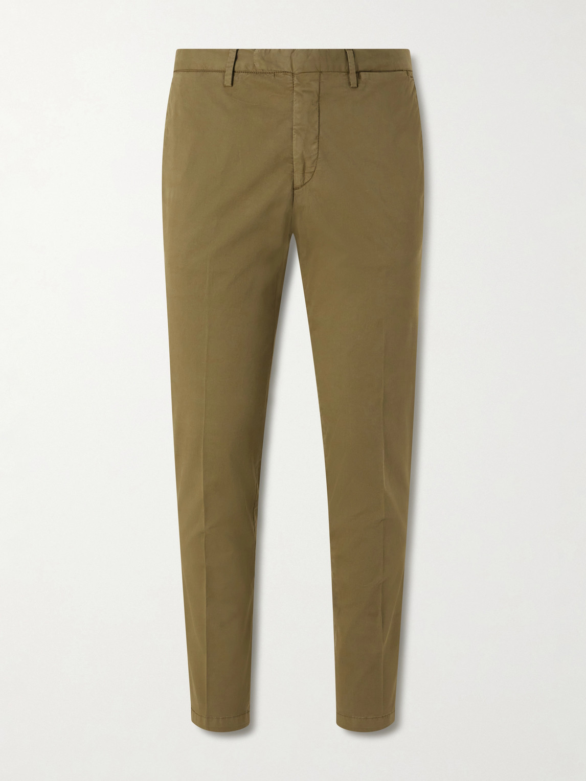 Boglioli Straight-Leg Cotton-Blend Trousers IT 56
