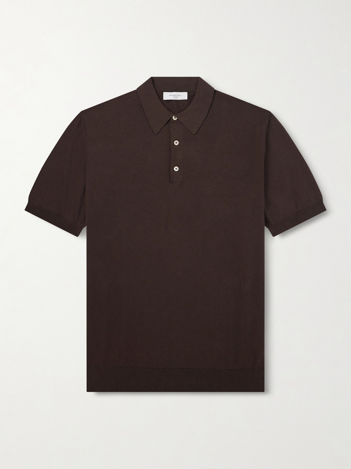Boglioli – Slim-Fit Garment-Dyed Cotton Polo Shirt
