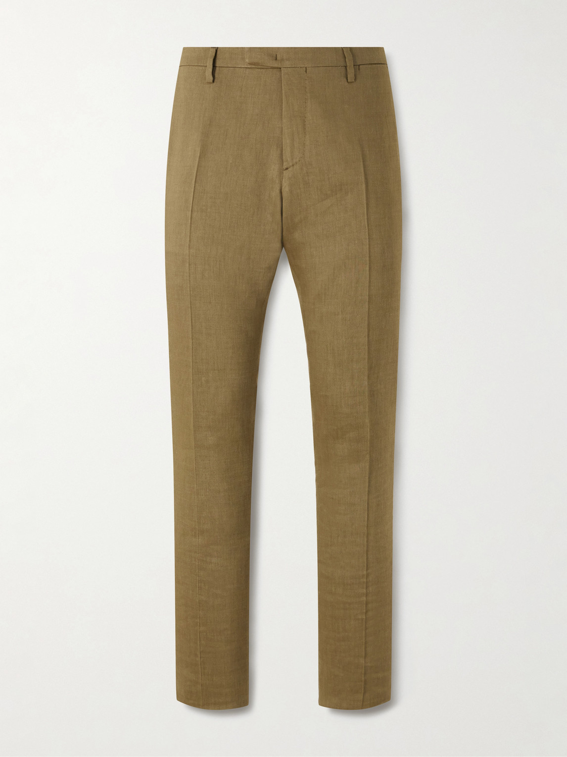 Boglioli – Wool and Linen-Blend Straight Leg Trousers