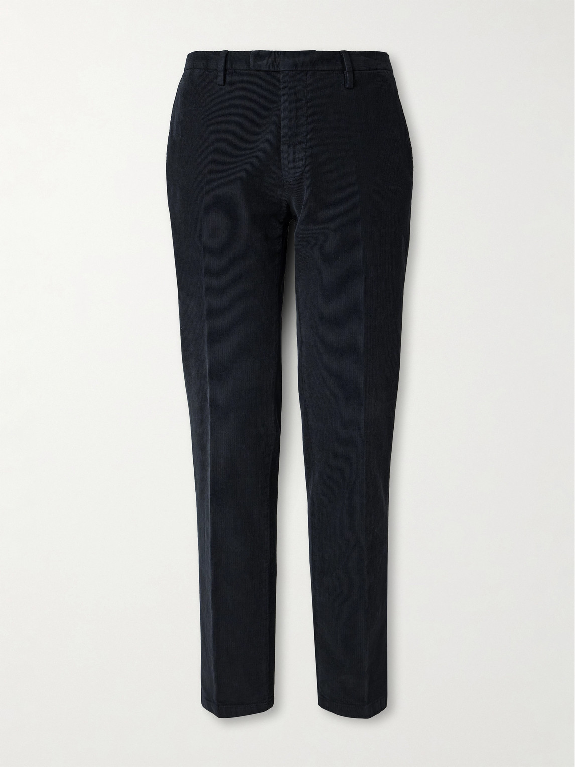 Boglioli Straight-Leg Garment-Dyed Cotton-Blend Corduroy Trousers - Men