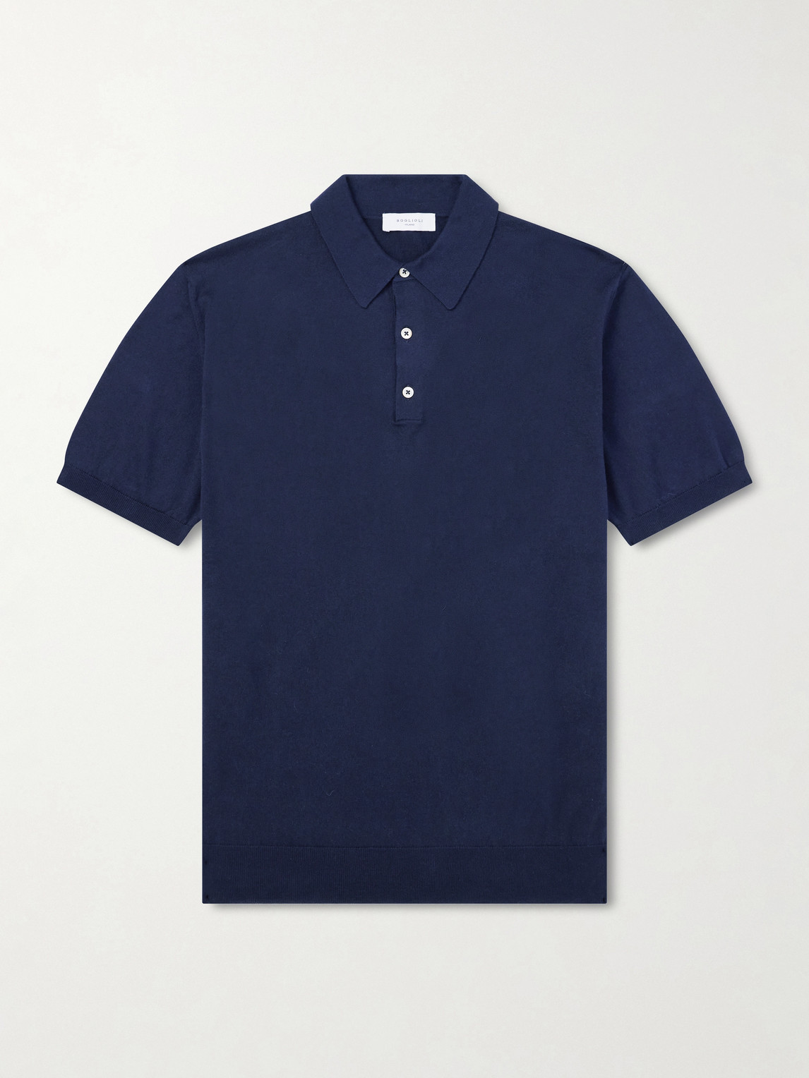 Boglioli – Slim-Fit Garment-Dyed Cotton Polo Shirt