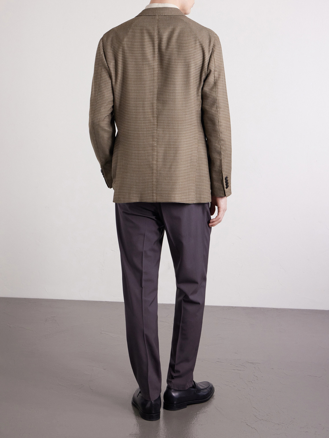  Boglioli - Straight-leg Pleated Virgin Wool Trousers - Men - Brown - It 50 
