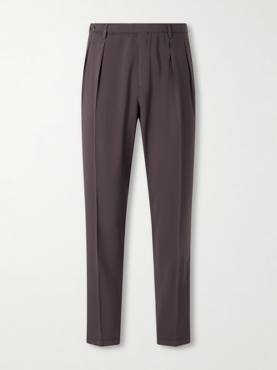 Boglioli – Straight-Leg Pleated Virgin Wool Trousers