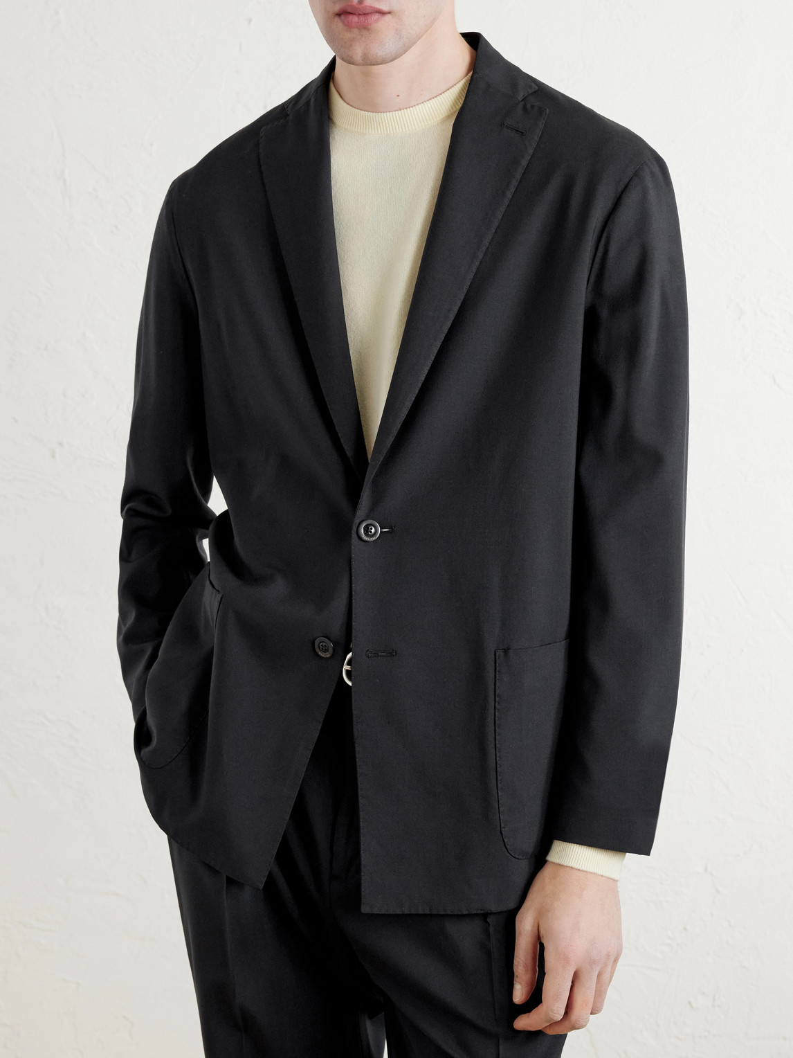 Boglioli - Virgin Wool Blazer - Men - Black - It 48 