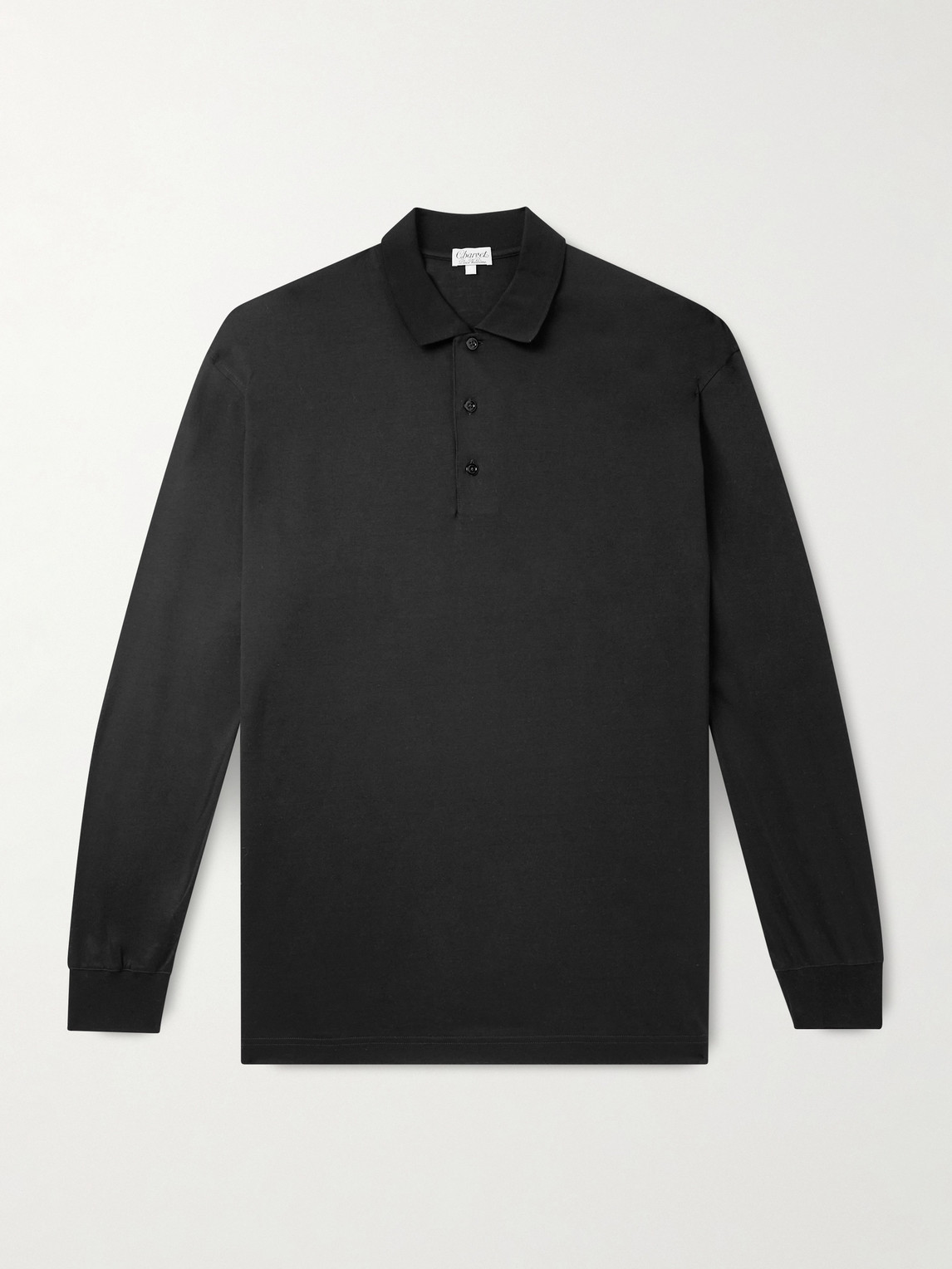 Charvet Cotton-Sateen Polo Shirt - Men