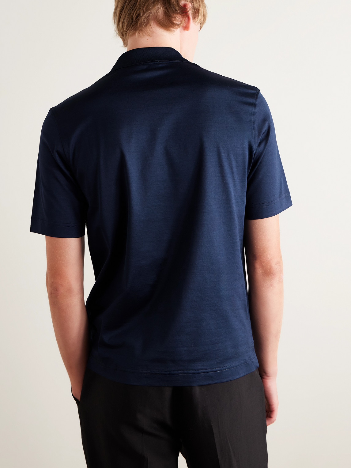 Slim-Fit Cotton Polo Shirt