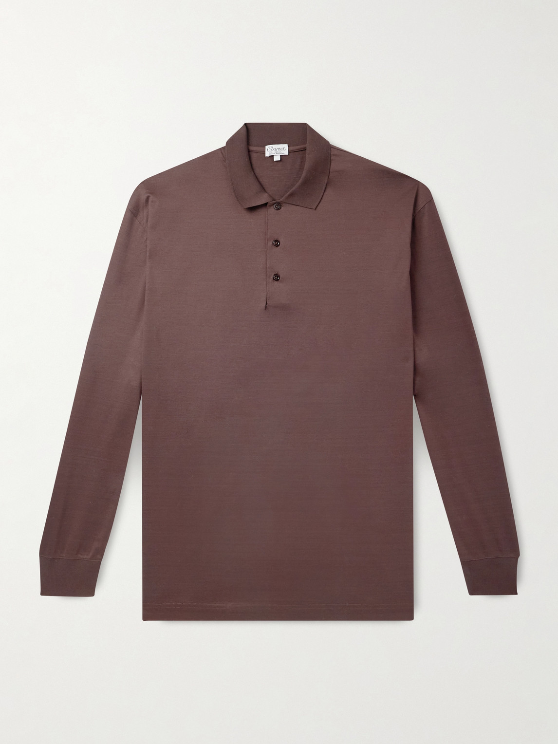 Charvet Cotton-Sateen Polo Shirt - Men