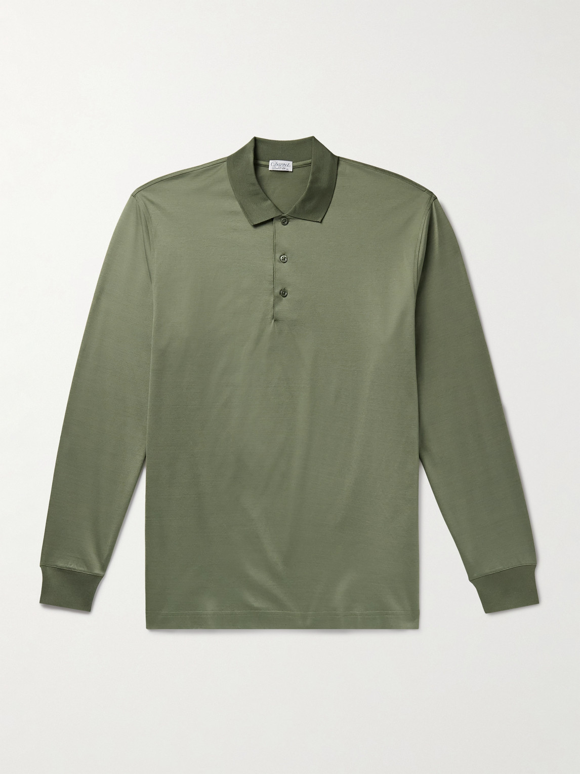 Charvet Cotton-Sateen Polo Shirt - Men