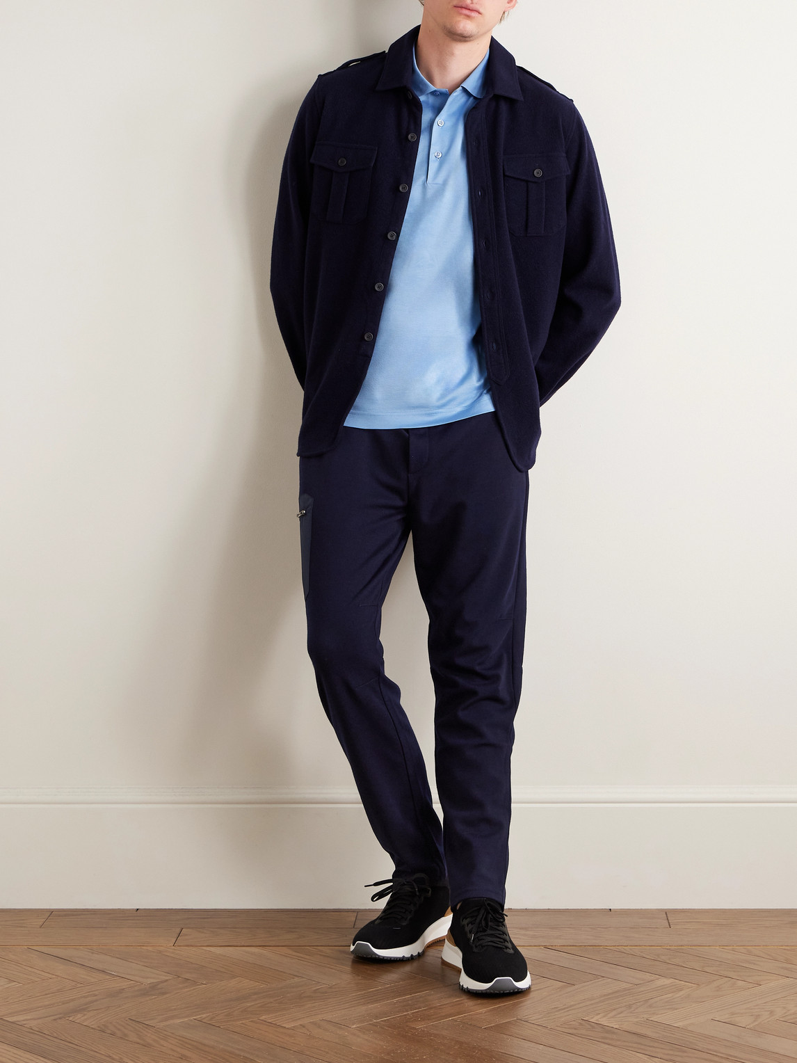 Slim-Fit Cotton Polo Shirt