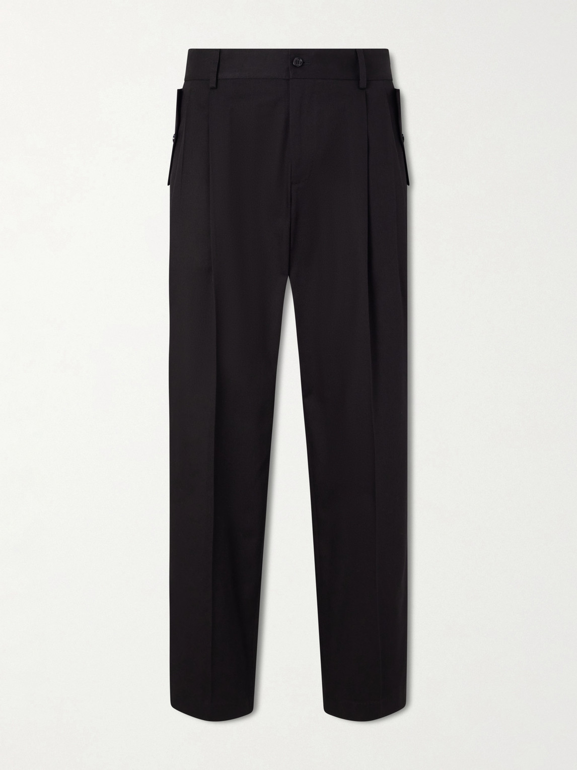 Dolce&Gabbana – Pleated Cotton Trousers