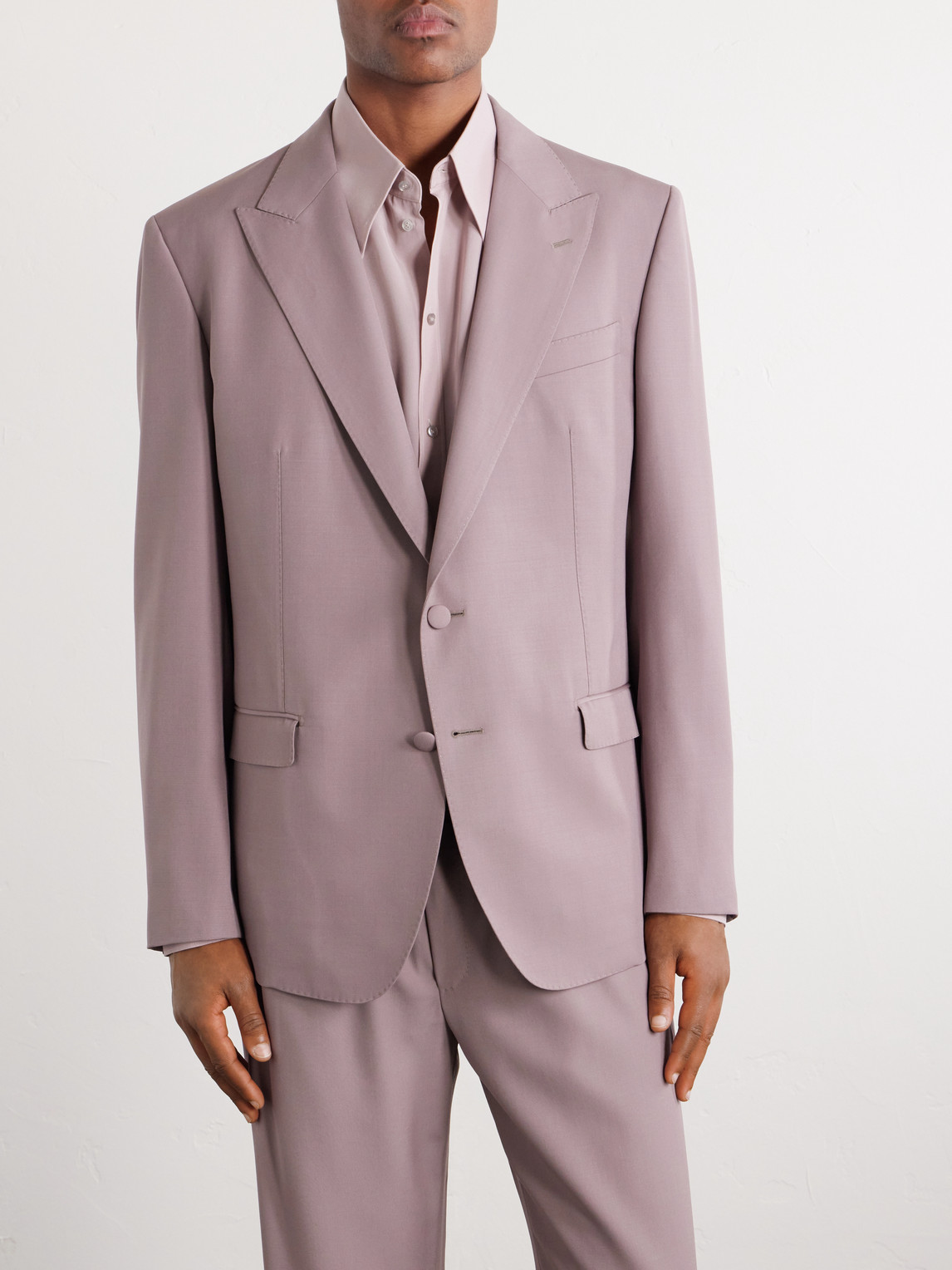  Dolce&gabbana - Taormina Wool Blazer - Men - Pink - It 48 