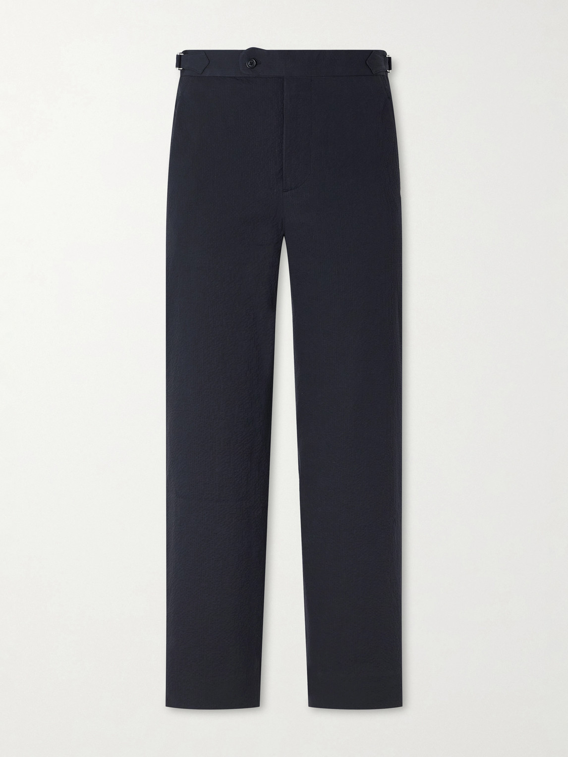 BODE Straight-Leg Cotton-Blend Seersucker Trousers UK/US 36