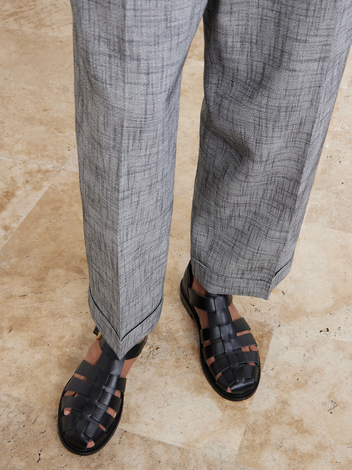 Static Weave Mcnab Straight-Leg Woven Trousers
