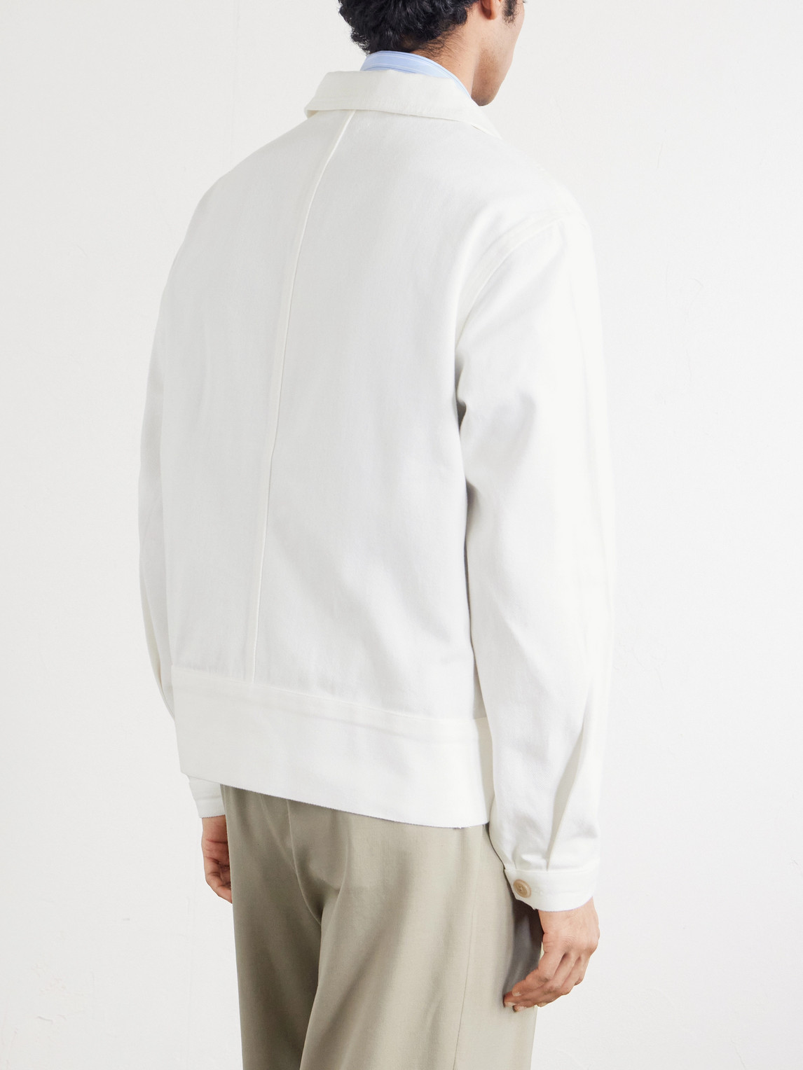 Knolly Brook Logo-Appliquéd Cotton-Twill Jacket