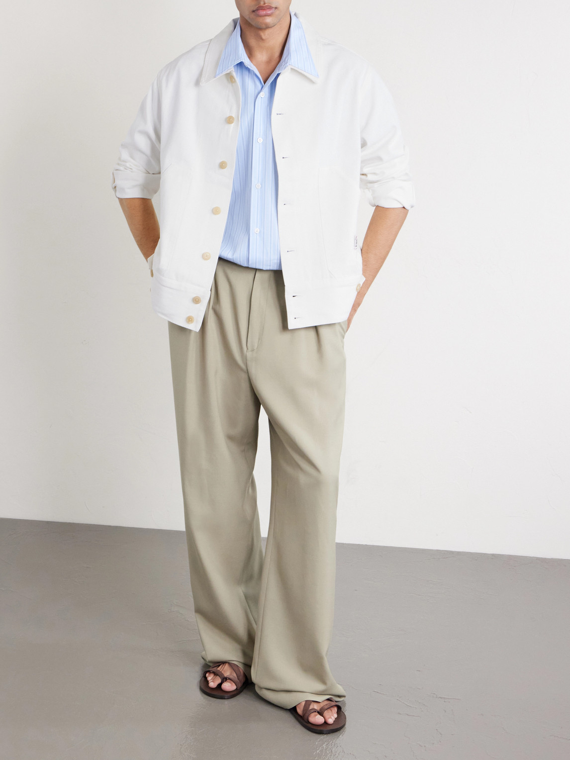 Knolly Brook Logo-Appliquéd Cotton-Twill Jacket