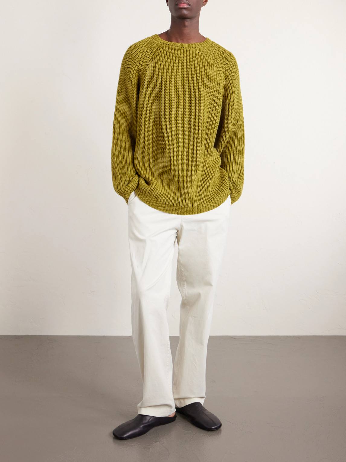 Merton Cotton And Wool-Blend Sweater
