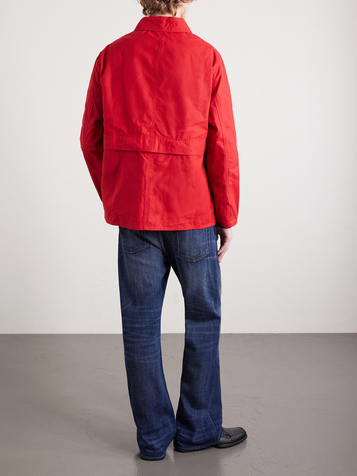  Bode - Hunting Waxed-cotton Jacket - Men - Red - S 