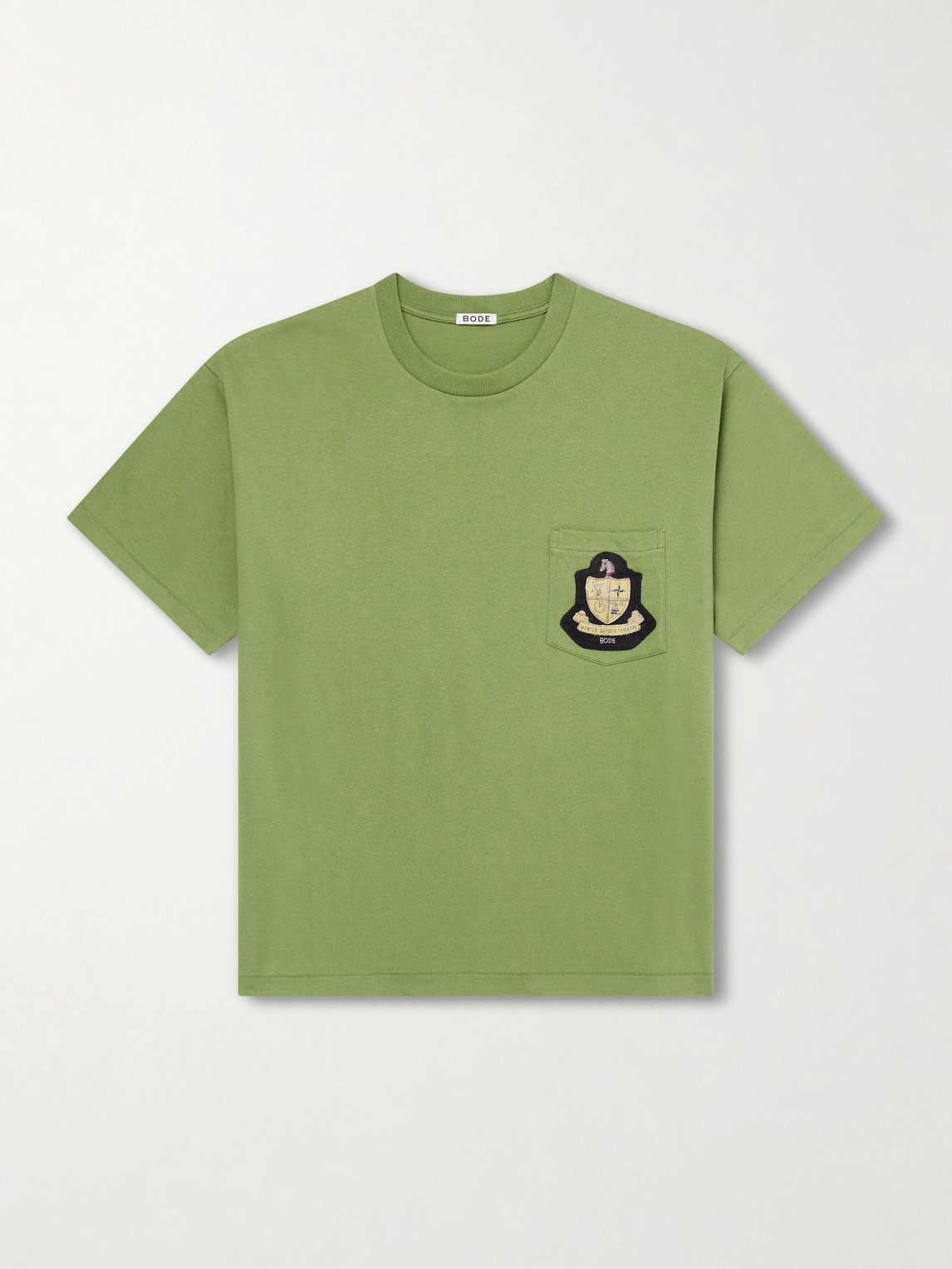 BODE Logo-Appliquéd Cotton-Jersey T-Shirt - Men